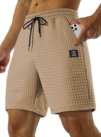 Men’s waffle pattern sportswear set – perfect for summer comfort and style