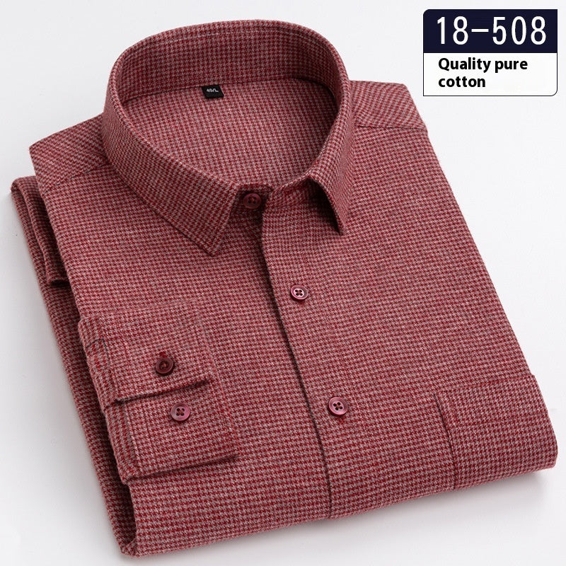 Stylish Men’s Solid Color Pocket Shirt for Business