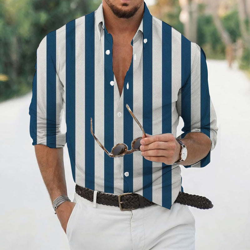 Breathable, lightweight Men’s Linen Shirt ideal for hot weather and summer style.