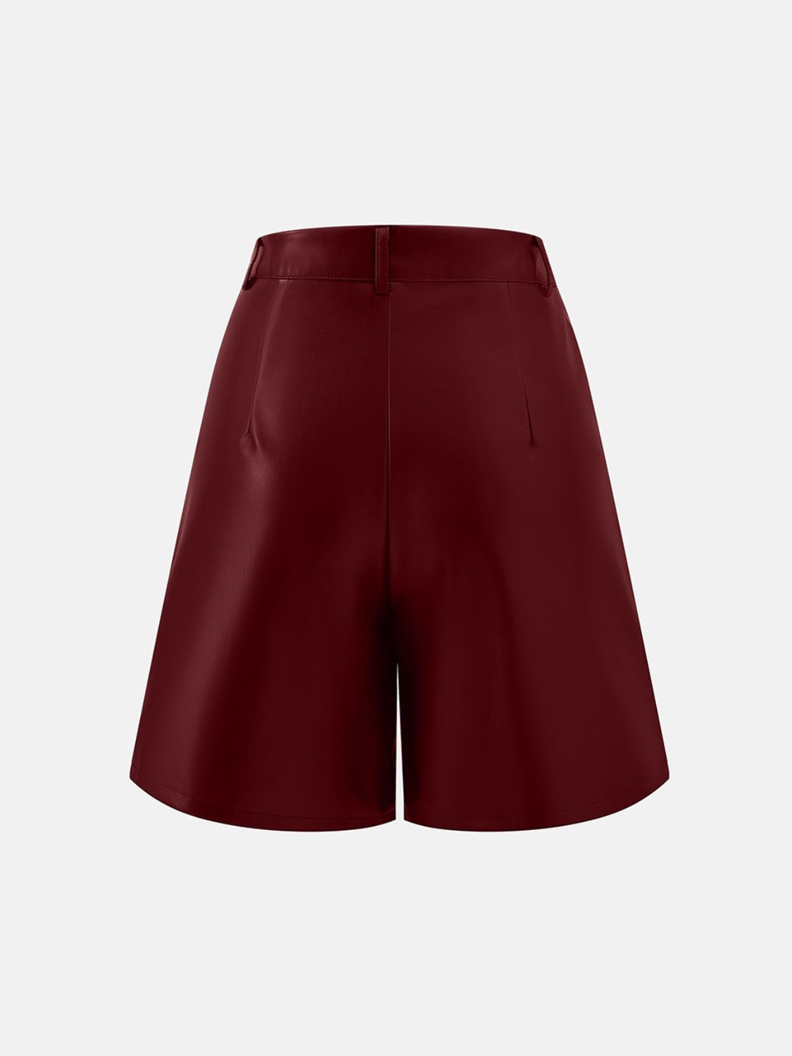 PU Leather High Rise Shorts | Stylish Women's Faux Leather Shorts - Filoré