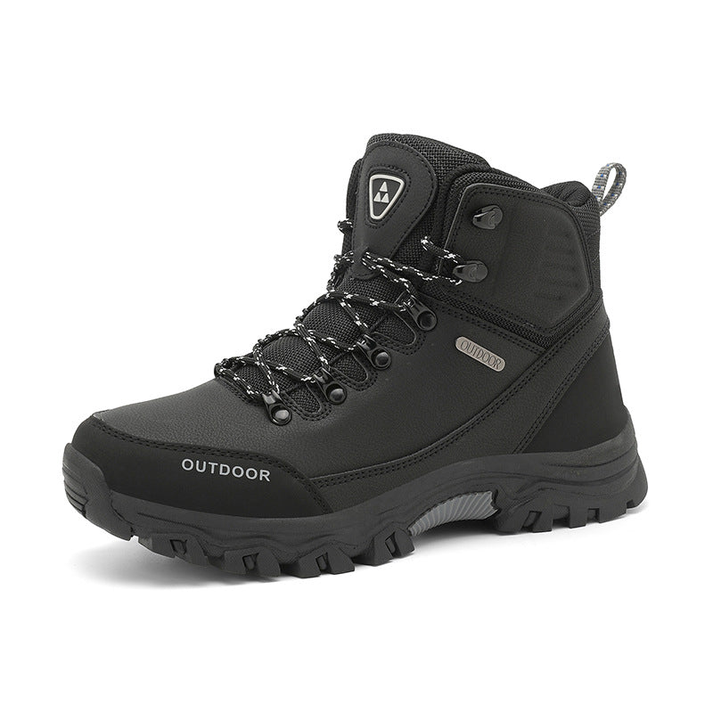 Insulated winter boots for men, providing warmth and comfort.