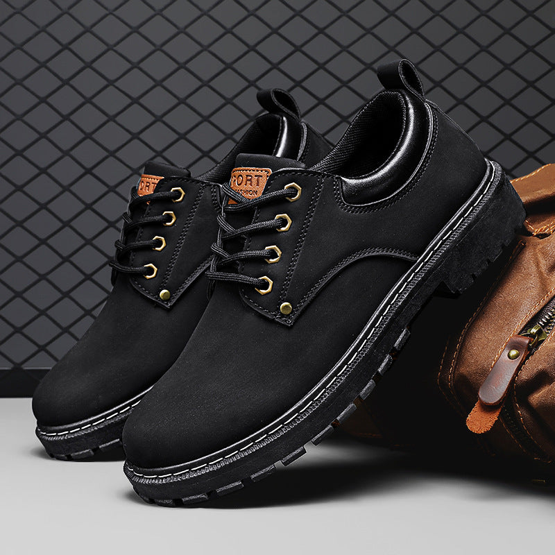 Versatile Martin Boots with Thick Bottom – Ideal for Both Work and Casual Looks