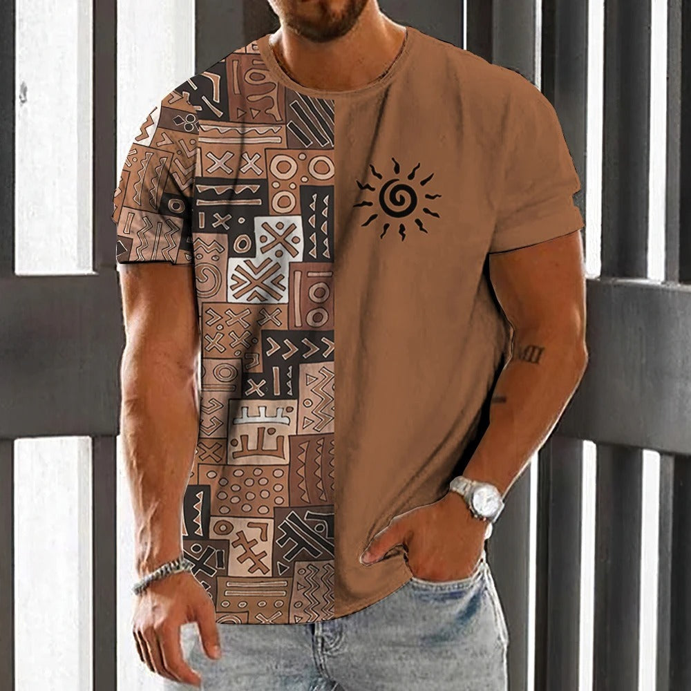 Versatile loose fit summer shirt for men