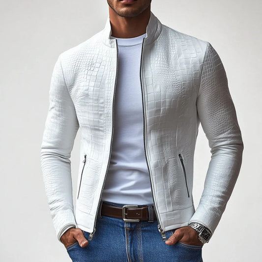 Stylish Men’s Business Casual Stand Collar Jacket