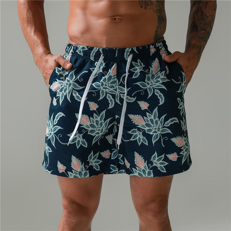 Men’s Digital Printing Beach Hawaiian Shorts – Vibrant Design for Summer