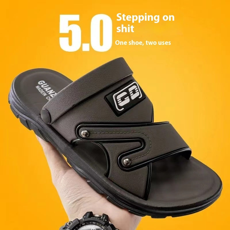 Durable non-slip beach sandals for men, perfect for summer.