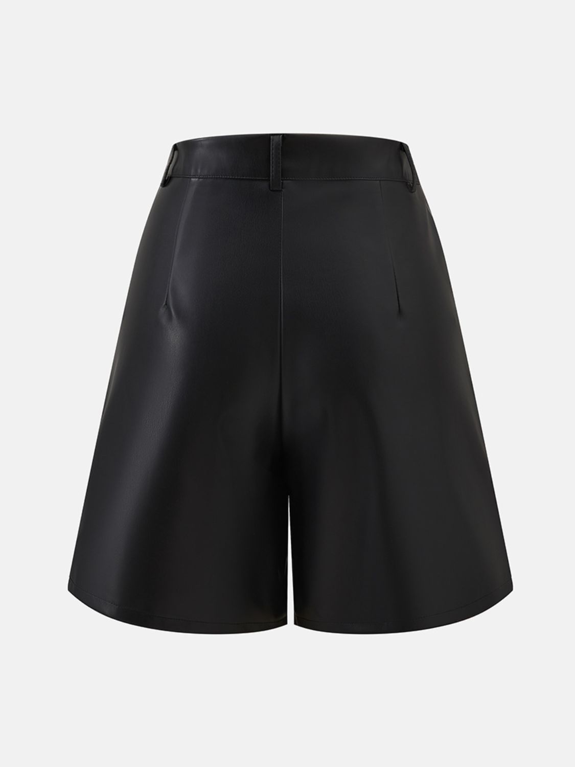 PU Leather High Rise Shorts | Stylish Women's Faux Leather Shorts - Filoré