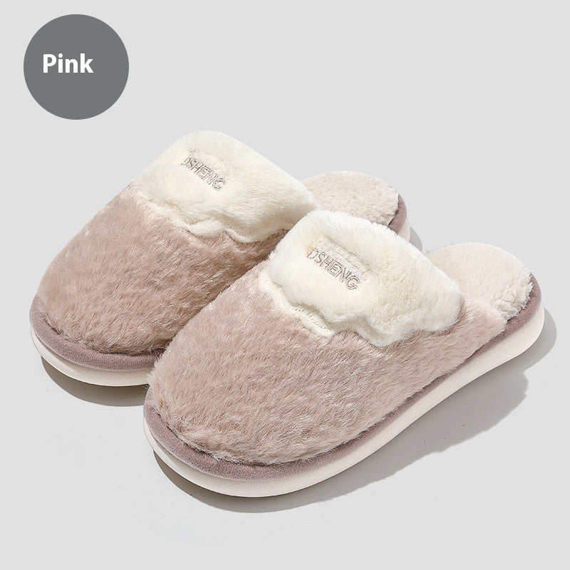 Soft cotton slippers for men designed to keep feet cozy all winter.