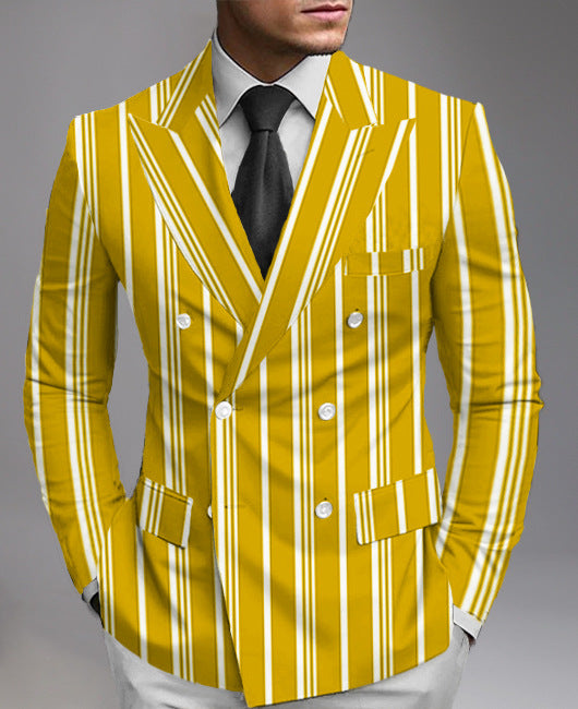 Trendy Printed Suit Jacket for Men – Stylish & Versatile