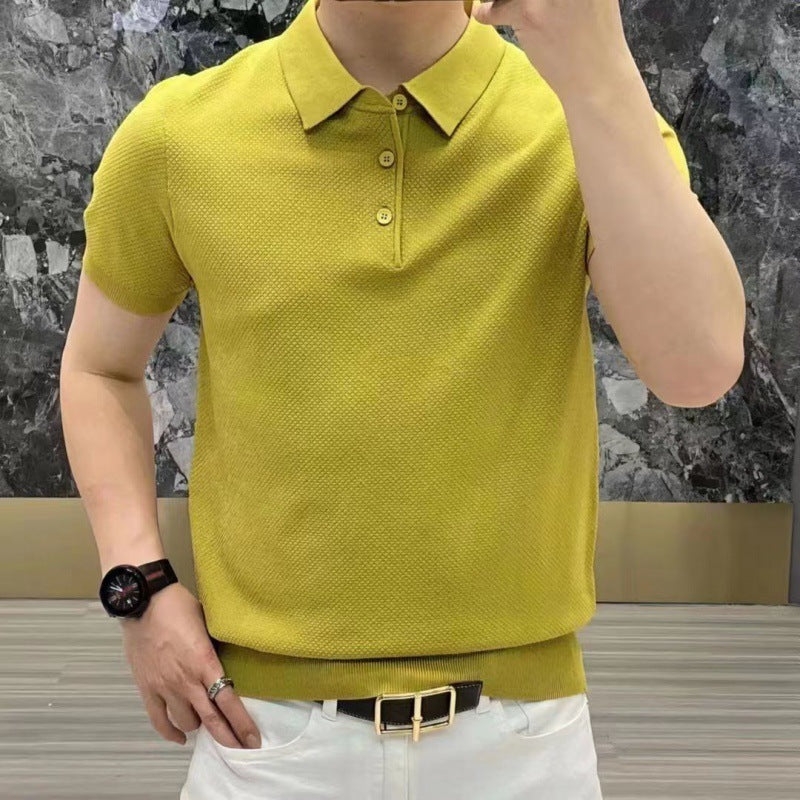 Tropical Pineapple Design Polo Shirt for Men